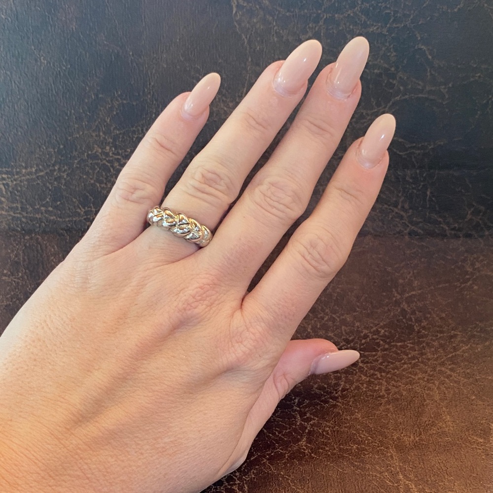 Silver Braided Ring